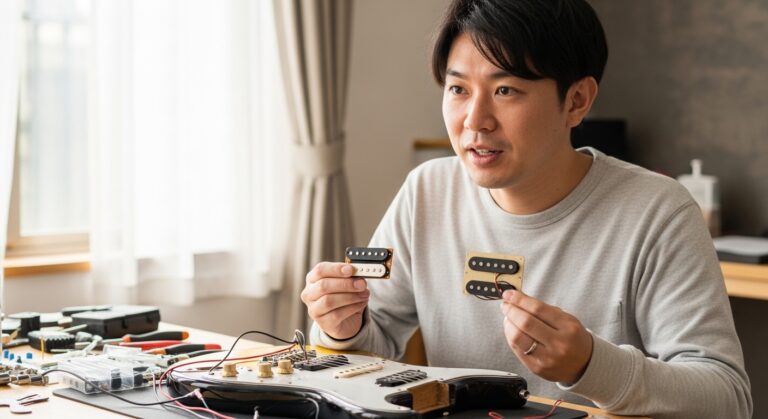 エレキギターのピックアップとは？シングルコイルとハムバッカーの違いをライブ喫茶ELANで体感