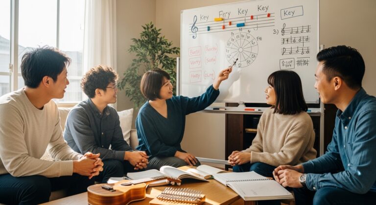 音楽の「キー（調）」とは？ライブ喫茶ELANで体感する、曲の高さと雰囲気の秘密